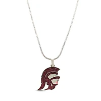 The GLD Shop USC Trojans 18K Yellow Gold Logo Pendant & 20" Tennis Chain