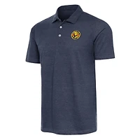 Men's Antigua Heather Navy Club America Peak Polo
