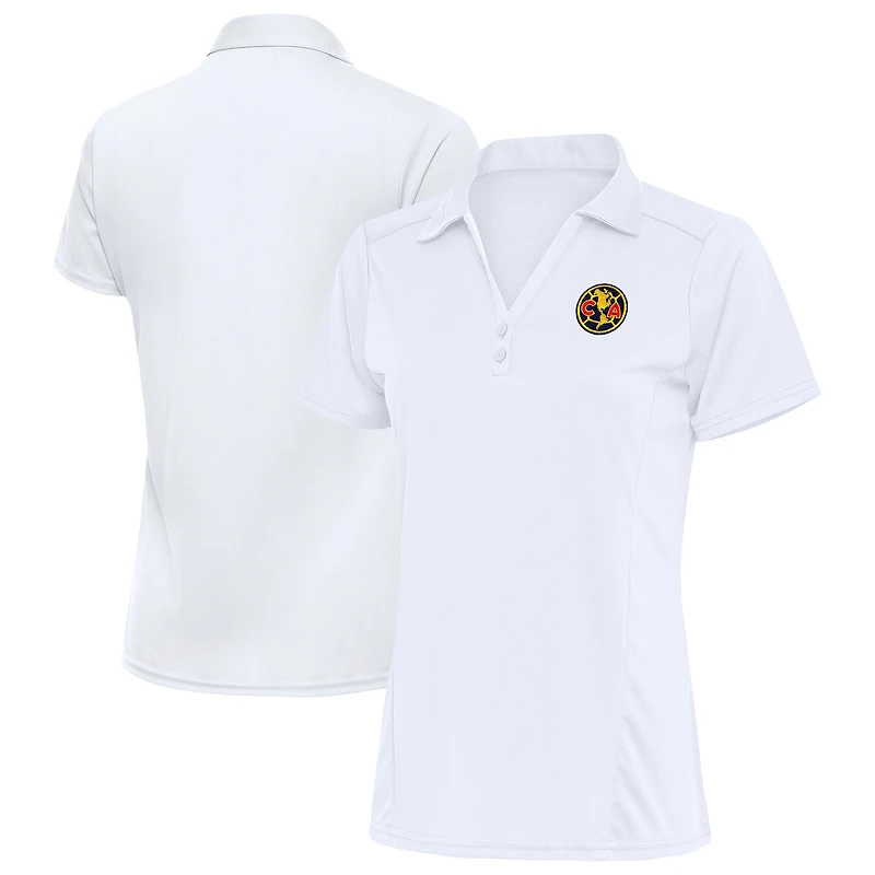 Women's Antigua White Club America Statement Polo