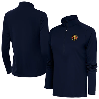 Women's Antigua Navy Club America Statement Half-Zip Pullover