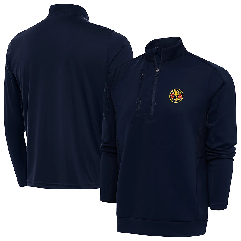 Men's Antigua Navy Club America Genesis Quarter-Zip Pullover