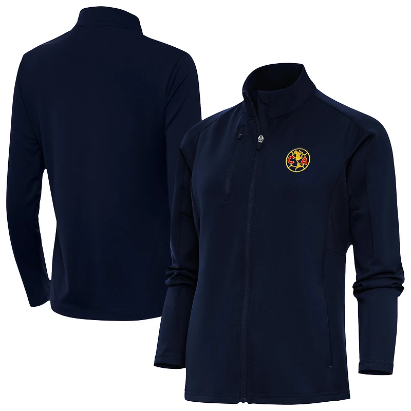 Women's Antigua Navy Club America Genesis Full-Zip Jacket