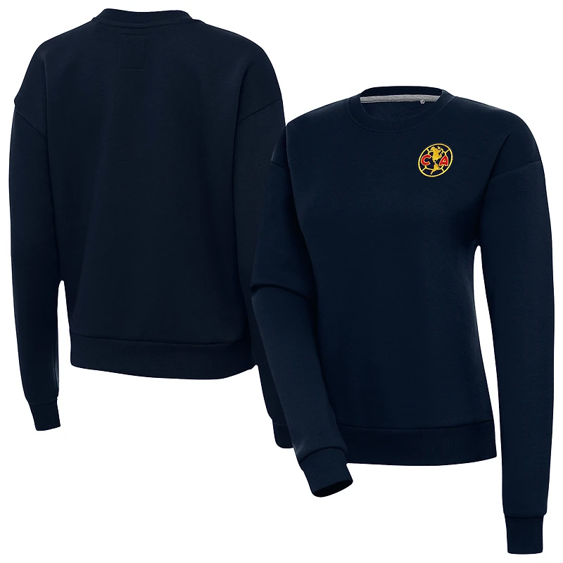 Women's Antigua Navy Club America Takeover Pullover Sweatshirt