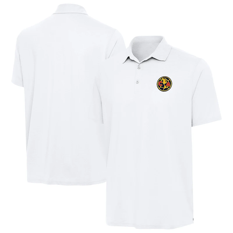 Men's Antigua White Club America Triple Shot Polo