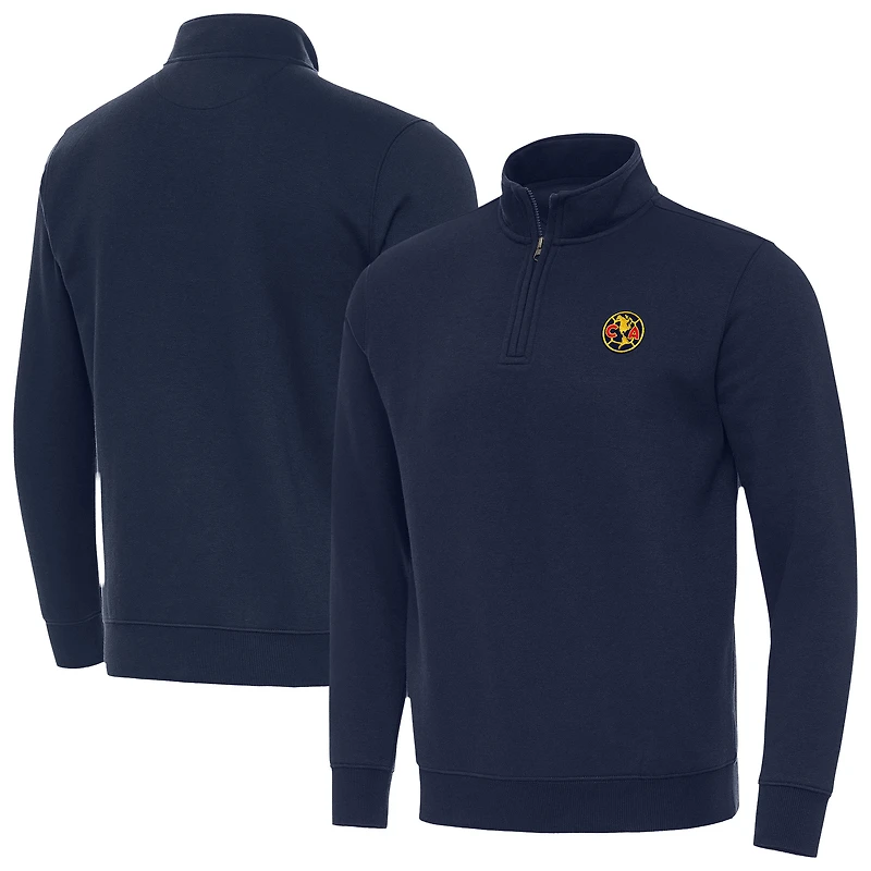 Men's Antigua Navy Club America Landslide Quarter-Zip Pullover
