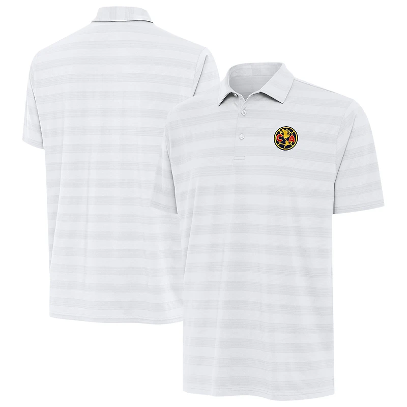 Men's Antigua White Club America Channel Polo