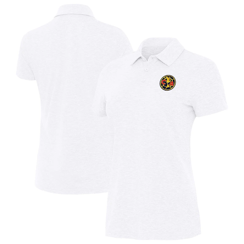 Women's Antigua White Club America Triple Shot Polo
