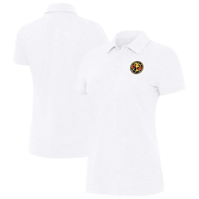Women's Antigua White Club America Triple Shot Polo