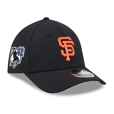 Men's New Era Black San Francisco Giants 2026 Jackie Robinson Day 39THIRTY M-Crown Flex Hat