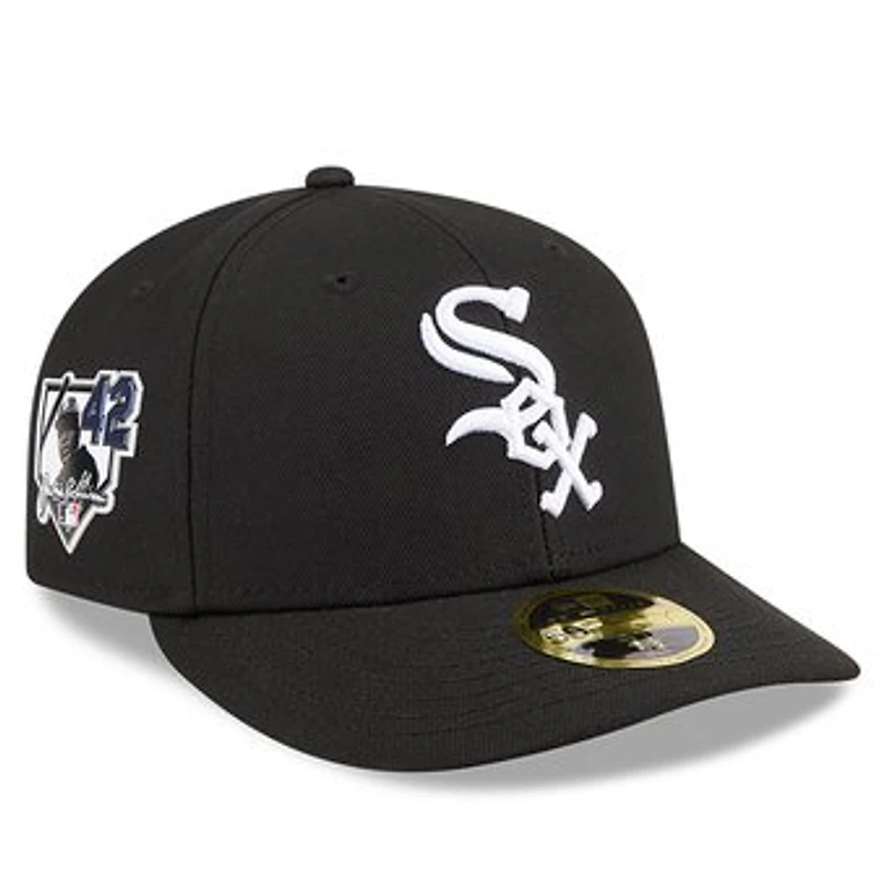 Men's New Era Black Chicago White Sox 2026 Jackie Robinson Day Low Profile 59FIFTY Fitted Hat