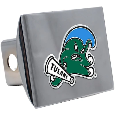 WinCraft Tulane Green Wave Premium Metal Hitch Cover