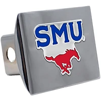 WinCraft SMU Mustangs Premium Metal Hitch Cover