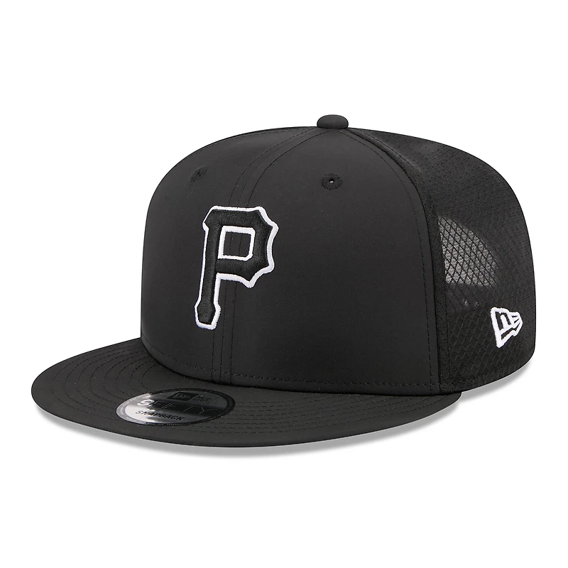 Men's New Era Black Pittsburgh Pirates 2026 Batting Practice 9FIFTY Snapback Hat