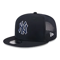 Men's New Era Navy New York Yankees 2026 Batting Practice 9FIFTY Snapback Hat