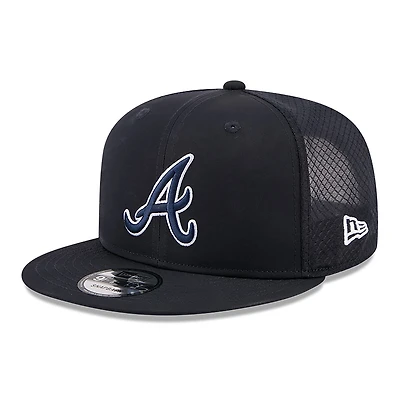 Men's New Era Navy Atlanta Braves 2026 Batting Practice 9FIFTY Snapback Hat