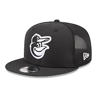 Men's New Era Black Baltimore Orioles 2026 Batting Practice 9FIFTY Snapback Hat