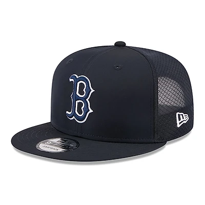 Men's New Era Navy Boston Red Sox 2026 Batting Practice 9FIFTY Snapback Hat