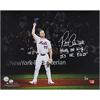 Pete Alonso New York Mets Autographed 16" x 20" Standing Ovation Photograph with Multiple Inscriptions
