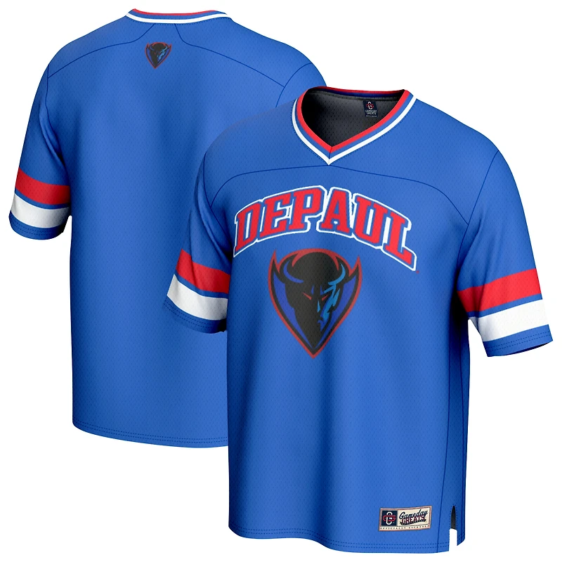 Youth GameDay Greats Royal DePaul Blue Demons Lightweight Football Fashion Jersey
