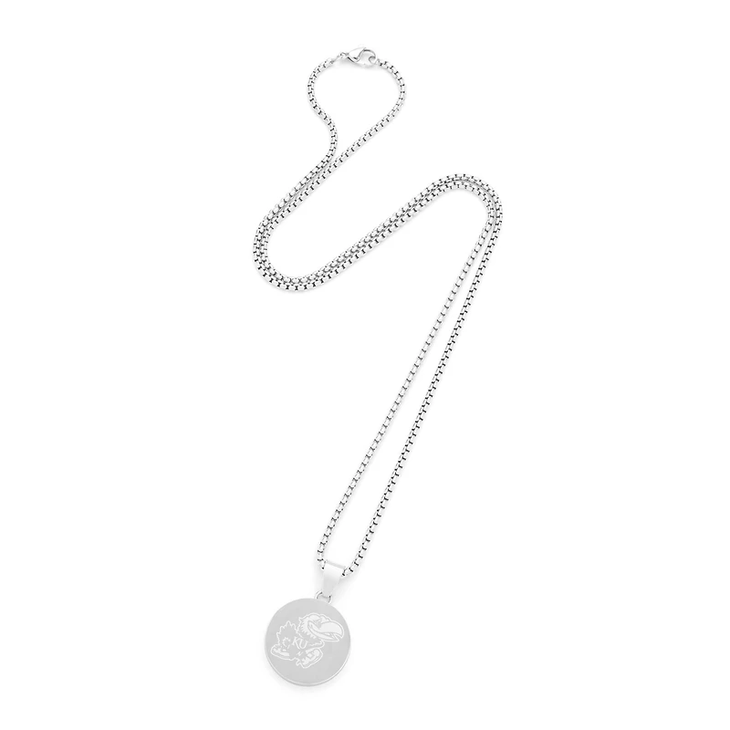 FanDrip Kansas Jayhawks 24" Stainless Steel Pendant Necklace