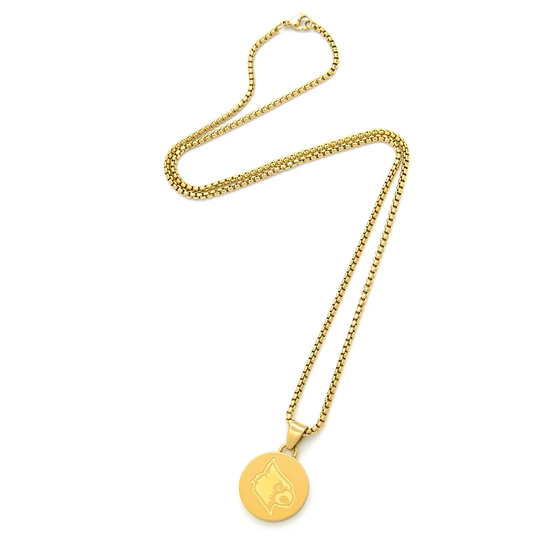 FanDrip Louisville Cardinals 24" Stainless Steel Pendant Necklace