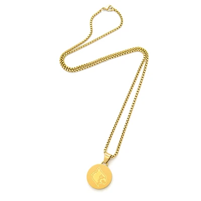 FanDrip Louisville Cardinals 24" Stainless Steel Pendant Necklace