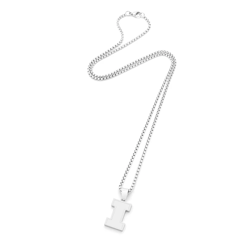 FanDrip Illinois Fighting Illini 24" Stainless Steel Pendant Necklace