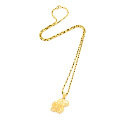 FanDrip Kansas Jayhawks 24" Stainless Steel Pendant Necklace