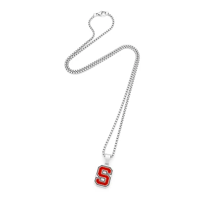 FanDrip Syracuse Orange 24" Stainless Steel Pendant Necklace