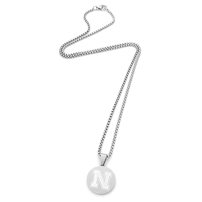 FanDrip Nebraska Huskers 24" Stainless Steel Pendant Necklace