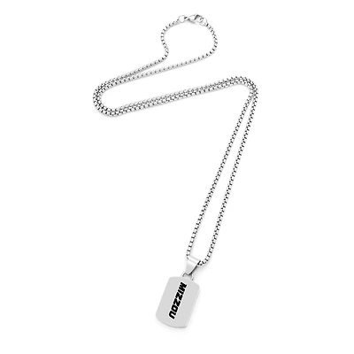 FanDrip Missouri Tigers 24" Stainless Steel Pendant Necklace
