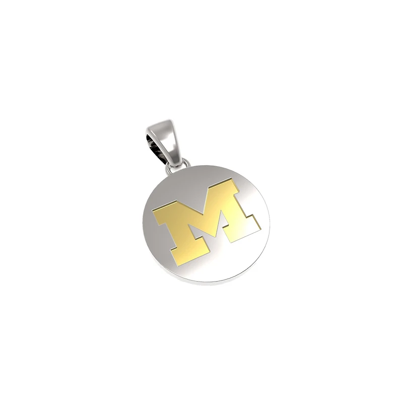 FanDrip Michigan Wolverines 24" Stainless Steel Pendant Necklace