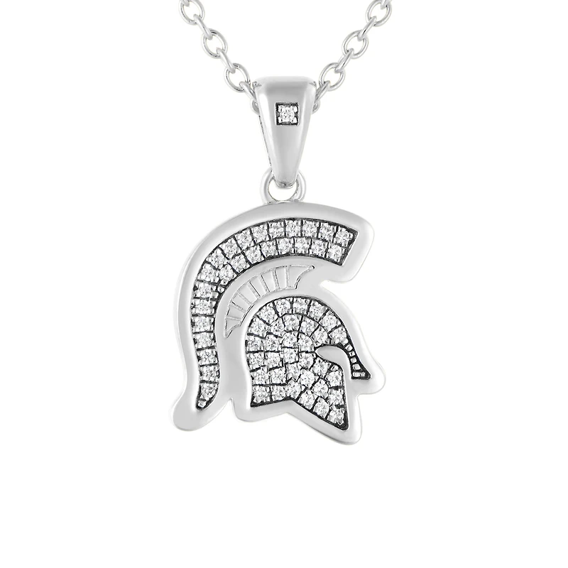 FanDrip Michigan State Spartans Pendant Necklace with 18" Chain