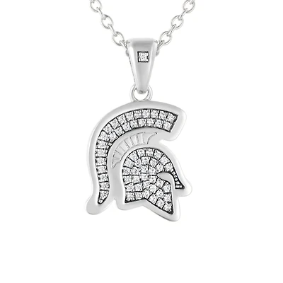 FanDrip Michigan State Spartans Pendant Necklace with 18" Chain