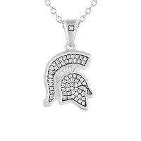 FanDrip Michigan State Spartans Pendant Necklace with 18" Chain