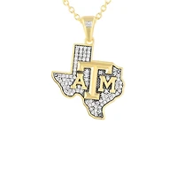 FanDrip Texas A&M Aggies Pendant Necklace with 18" Chain