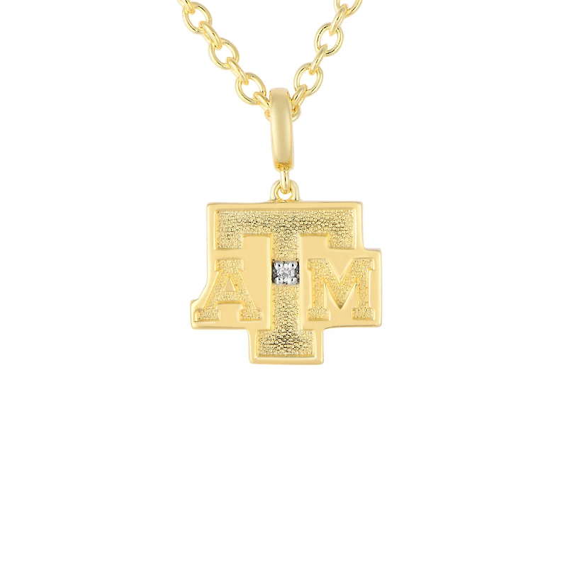 FanDrip Texas A&M Aggies Pendant Necklace with 18" Chain
