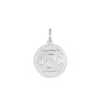 FanDrip North Carolina Tar Heels Diamond Pendant Necklace with 18" Chain
