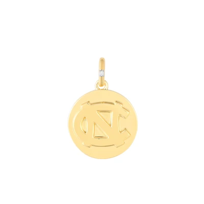 FanDrip North Carolina Tar Heels Diamond Pendant Necklace with 18" Chain