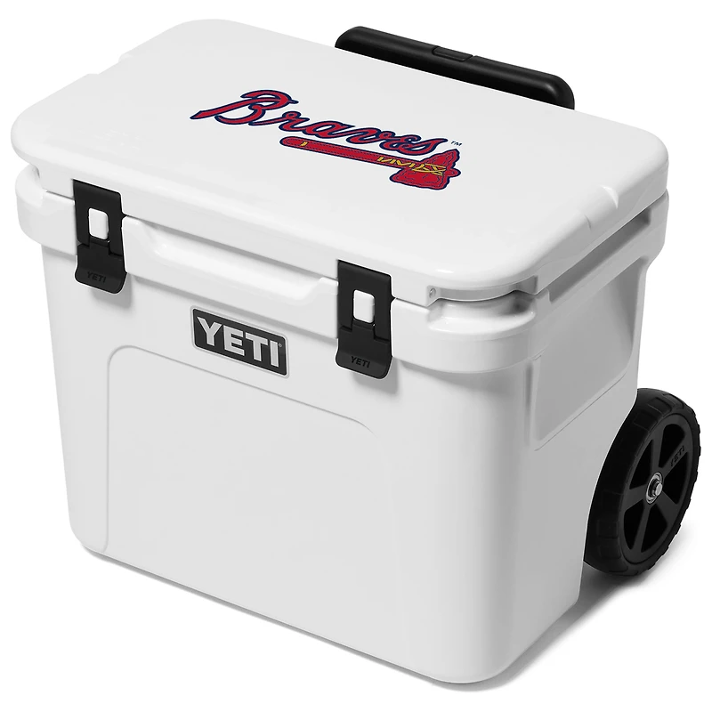 YETI Atlanta Braves Roadie 32 Wheeled Cooler