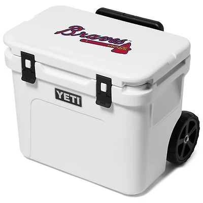 YETI Atlanta Braves Roadie 32 Wheeled Cooler