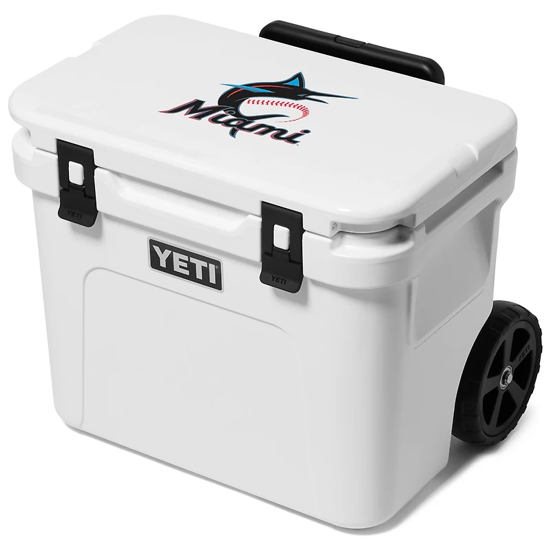 YETI Miami Marlins Roadie 32 Wheeled Cooler