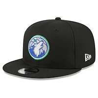 Men's New Era Black Minnesota Timberwolves 2026 NBA Draft Crystal 9FIFTY Snapback Hat