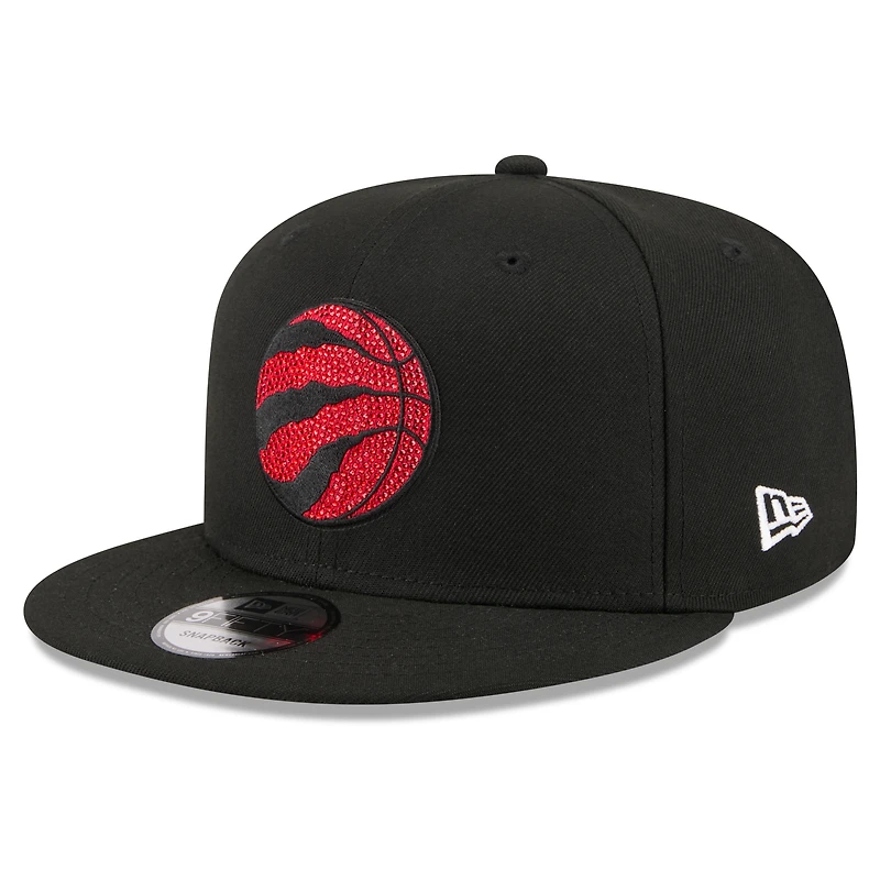 Men's New Era Black Toronto Raptors 2026 NBA Draft Crystal 9FIFTY Snapback Hat