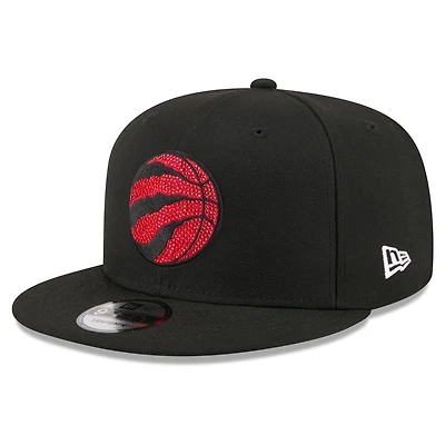 Men's New Era Black Toronto Raptors 2026 NBA Draft Crystal 9FIFTY Snapback Hat
