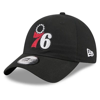 Men's New Era Black Philadelphia 76ers 2026 NBA Draft Casual Classic Adjustable Hat