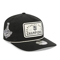 Men's New Era  Black Los Angeles Kings Throwback Stanley Cup Champions Side Patch 19TWENTY Adjustable Hat