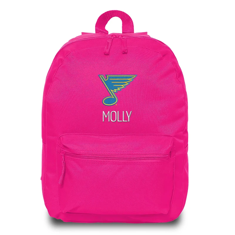 Chad & Jake St. Louis Blues Primary Personalized Backpack