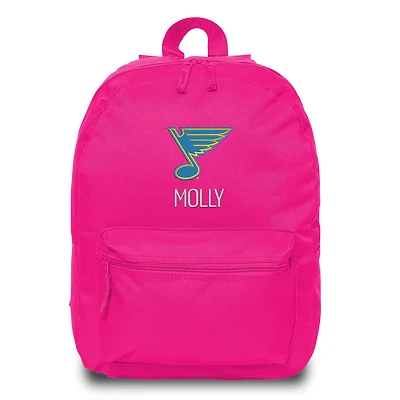 Chad & Jake St. Louis Blues Primary Personalized Backpack