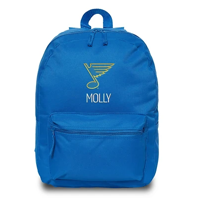 Chad & Jake Royal St. Louis Blues Primary Personalized Backpack